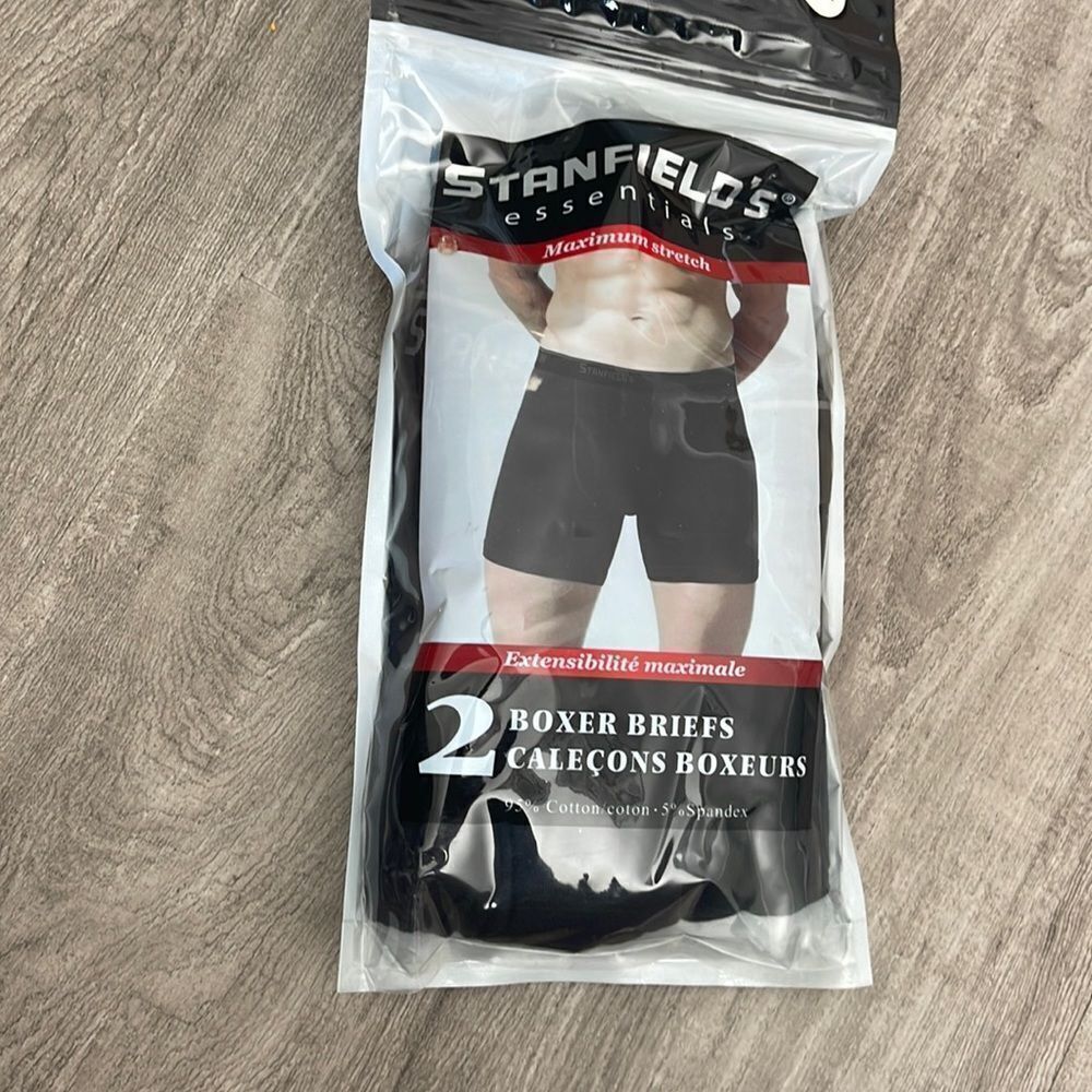 Stanfield's Men's Cotton Boxer Brief Underwear  2 Pack